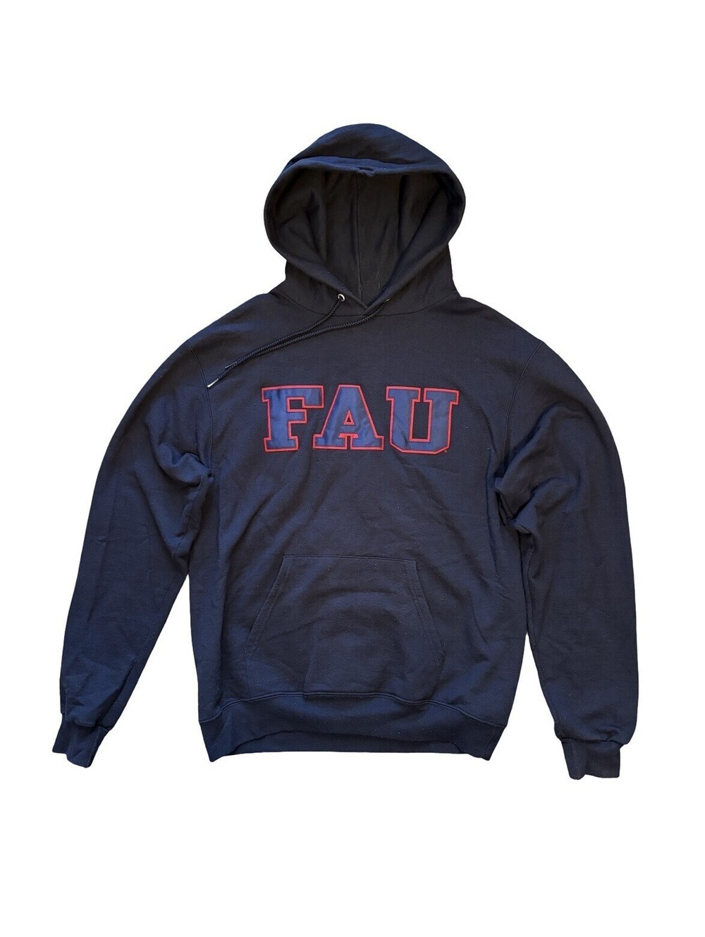 Champion Florida Atlantic University Hoodie Men's Medium Blue Sweatshirt Fleece